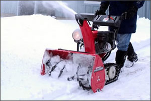 Honda 1132 track driven snow thrower #3
