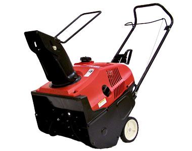 Honda 20 in single stage electric start gas snow blower #5